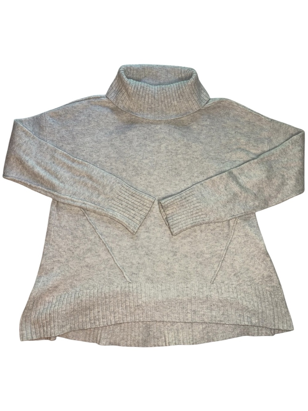 (🎃3 for 12🎃) Lucky Brand Light Gray Knit Turtleneck Sweater